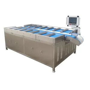 Good Quality Salmon Beef Fish Fillet Combination 16 Head Weigher Manual Belt Counterweight Weigher