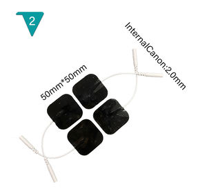 QD QD-D001 Bantalan Elektroda <span class=keywords><strong>Tens</strong></span> Gel Premium Jepang Dapat Digunakan Kembali Bantalan Elektroda Perekat untuk Unit <span class=keywords><strong>TENS</strong></span>/EMS Kain Non-anyaman - Product Image 4