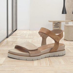 Sandales plates à plateforme pour femmes, à bout ouvert, avec bride à la cheville, en PU, chaussures décontractées d'été - Product Image 3