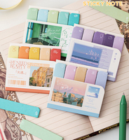 Notas Adhesivas Personalizadas de 150 Hojas, Marcadores de Página de Papel de Doble Capa Autoadhesivos para Cuadernos, Oficina, Material Escolar