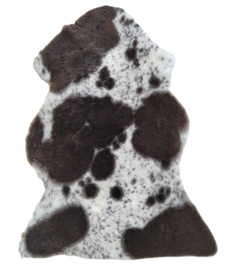 Sang Trọng Fluffy Bò Cừu Da Ném Thảm Sofa Phòng Khách Không Trượt Lông Khu Vực Thảm Da Cừu Thực Trang Trí Nội Thất Trong Phòng Khách - Product Image 4