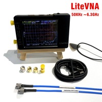 Analyseur de réseau vectoriel LiteVNA-64 50 kHz ~ 6,3 GHz avec écran tactile de 3,95 pouces, analyseur d'antenne HF VHF UHF