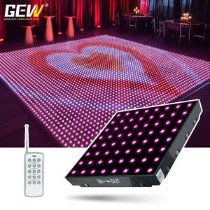 พื้นเต้นรำไร้สาย RGB <span class=keywords><strong>LED</strong></span> ขายดีอันดับต้นๆ พร้อมแม่เหล็กดิจิตอล สำหรับงานแต่งงานและงานปาร์ตี้ - Product Image 1