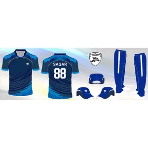 Best Design Cricket Jersey Full Cricket Team Uniform Latest Cricket Design League Design