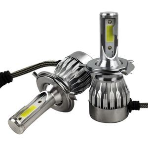 Faros LED para Auto C6 72W 8000LM COB, Bombillas para Faros Delanteros H1 H3 H4 H7 H11, Faros LED C6 sin Ventilador de Aluminio para Iluminación Automotriz - Product Image 5
