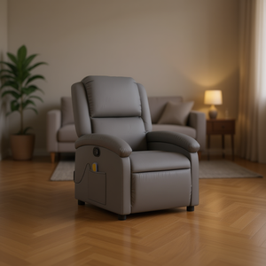 Sillón Reclinable de Masaje Gris, Masaje Corporal Completo, Enchufable, Uso Doméstico, Control Remoto Inalámbrico - Product Image 2