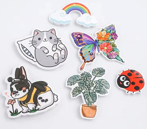 Adesivi Educativi per Bambini con Logo Pubblicitario Personalizzato, <span class=keywords><strong>Personaggi</strong></span> dei Cartoni Animati, in PVC Trasparente Impermeabile - Product Image 5