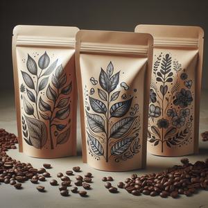 Sacs Mylar personnalisés en gros avec logo, sachets refermables en aluminium anti-odeur, pochettes verticales pour l'emballage alimentaire, du lait et des grains de café - Product Image 6