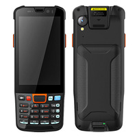 Pemindai kode batang, sidik jari industri PDA genggam PC Android 11 2D Terminal genggam kasar komputer seluler 4G untuk logistik