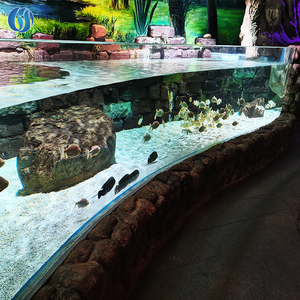 Produits les plus vendus Panneau acrylique transparent Projet de mur pour aquariums, Design moderne Grande feuille acrylique <span class=keywords><strong>Aquarium</strong></span> océanique - Product Image 2