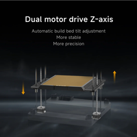 Imprimante 3D FDM professionnelle QIDI Q1 Pro, volume d'impression 245 mm³, 60 ° Chambre active C 350 ° C Hotend Klipper Auto Leveling