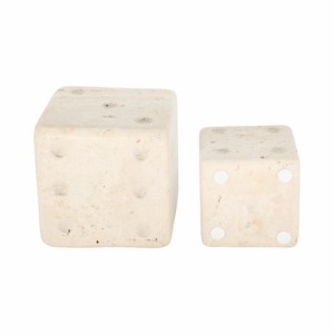 Cubi di travertino, oggetti decorativi per la casa, il bagno, l'ufficio, il soggiorno, da esporre sui scaffali. - Product Image 6
