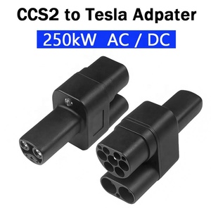 Adaptateur CCS2 <span class=keywords><strong>Tesla</strong></span> Combo Type 2 NACS, adaptateur 250 kW AC/DC, connecteur rapide pour véhicule électrique <span class=keywords><strong>Tesla</strong></span> <span class=keywords><strong>Model</strong></span> 3/Y/<span class=keywords><strong>S</strong></span>/X, adaptateur de chargeur EV personnalisé - Product Image 1