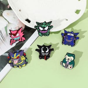 Pins de Esmalte de Anime Pokémon para Mochilas, Lindos Broches de Pikachu, <span class=keywords><strong>Gengar</strong></span> y Charmander, Insignias de Metal Esmaltado, Pins de Colección Pokémon, Regalo - Product Image 3