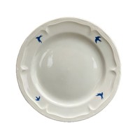 Assiettes et bols ovales en céramique de style japonais INS, mignons, compatibles micro-ondes, sous glaçure, pour usage hôtelier