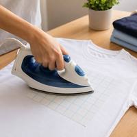 Papier transfert thermique A3 A4 pour tissus clairs et foncés, impression de vêtements, conception de logo personnalisé