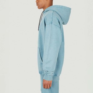 Ensemble de survêtement en coton pour homme, sweat à capuche et short, streetwear décontracté - Product Image 4