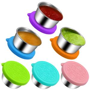 Lot De 6 Récipients à Vinaigrette De 170 G Avec Couvercles, étanches Et