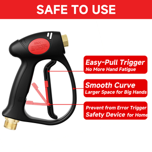 MV925 //4500psi professionale idropulitrice pistola ad acqua ad alta pressione schiuma di neve pistola per la pulizia di auto per uso domestico pistola ad acqua - Product Image 3