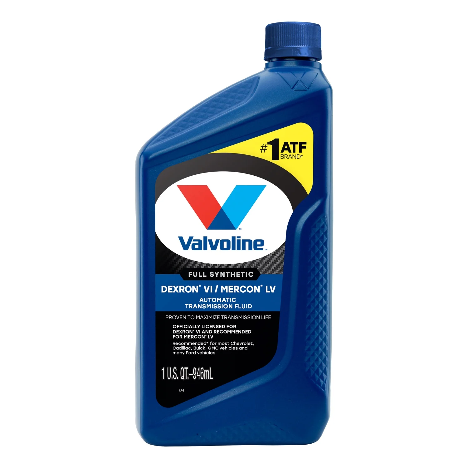 Valvoline Dexron VI/Mercon LV 1 QT Full Synthetic Automatic Transmission Fluid (ATF) Auto Parts Image 1