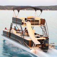 Bateaux pontons de fête Ecocampor 2021 à double pont en aluminium