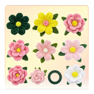 Colorful DIY <b>Craft</b> Kit Velvet 7mm Fuzzy <b>Wire</b> For Educational Projects And Decorative Fuzzy <b>Wire</b> Flower <b>Craft</b> Creations - Product Image 6