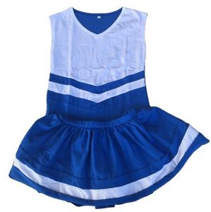 2024 अनुकूलित लड़कियों को खुश वर्दी सेट वाइन सोना और सफेद रंग आस्तीन वाला चीयरलीडर वर्दी - Product Image 5