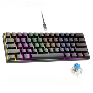 Diseño personalizado Teclado mecánico Gateron CHERRY Axis Intercambio en caliente 68 teclas RGB 65% Teclado mecánico inalámbrico - Product Image 6