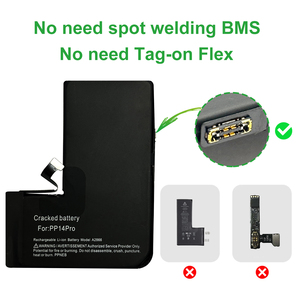 Batteries au lithium polymère les plus vendues en usine pour iPhone 14 Pro – <span class=keywords><strong>Batterie</strong></span> de remplacement décodée, 100 % fonctionnelle, résout les problèmes de pop-up, certifiées CE FCC - Product Image 4