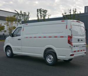 Nouveau Gonow High Efficiency 310km Cargo Van électrique à économie d'énergie pour les marchands Marchandises Supermarchés Livraison <span class=keywords><strong>de</strong></span> produits frais - Product Image 4