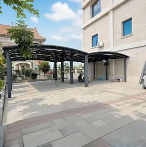 En vente extérieur pare-soleil Polycarbonate <span class=keywords><strong>pas</strong></span> <span class=keywords><strong>cher</strong></span> Carport Parking Cantilever Métal Carports pour voiture Parking <span class=keywords><strong>Garage</strong></span> Auvent Aluminium - Product Image 1