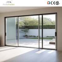 Elegante Vetro Temperato Scorrevole in Alluminio da 22mm con Doppio Vetro, Isolamento Acustico, Approvato CE, Qualità per Uso Interno e Giardino, Bahrain