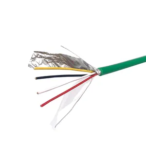 200m 300m 100m 2x2x0.8mm 1 paire 2 paires bouclier vert cuivre nu contrôle de fil pur SMART HOME EIB câble knx