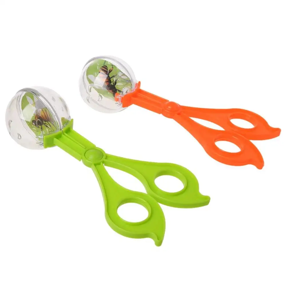 Beliebte Kunststoff Bug Insekten Catcher Schere Zange Pinzette für Kinder Kinder Spielzeug Handliche