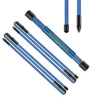 Palo de Alineación de Golf con Logotipo Personalizado, Azul, Plegable, Indicador de Dirección de Swing, OEM ODM, Regalo de Entrenamiento
