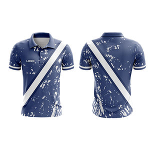 เสื้อโปโลแบบเปลี่ยนได้5วันเสื้อโปโลลายแถบพิมพ์ลายโลโก้ตามสั่ง - Product Image 4