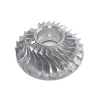 Roue de turbine en alliage de titane, moule d'investissement, fonderie de précision, accessoires de turbocompresseur de moteur à réaction, personnalisation