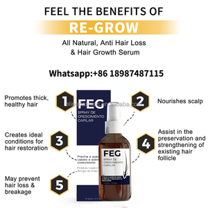 Gratis sampel perawatan kepala botak YUDA dan FEG penumbuh ulang rambut, perawatan rambut rontok baru ANTI kit semprotan rambut rontok - Product Image 6