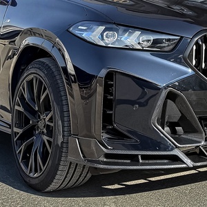 Ailerons latéraux de pare-chocs avant en fibre de carbone sèche préimprégnée haute brillance, séparateurs aérodynamiques pour BMW G06 LCI X6 <span class=keywords><strong>2023</strong></span>-2026 - Product Image 5