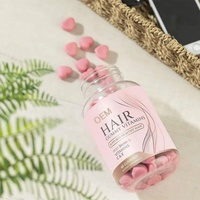 Gummies à la biotine pour la beauté des cheveux, de la peau et des ongles, marque privée OEM, pour la croissance des cheveux chez la femme, gummies vitaminés Nature Bounty pour adultes