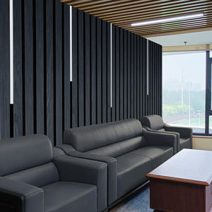 カスタムグリル木製スラット建築装飾天井パネル音響パネル - Product Image 5