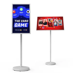 32 Inch Standby Me Touch Display Android 12 System Incell Touch Screen Android TV With Stand Battery Smart Movable Tv