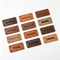 Patch en cuir gommé souple 3D personnalisé avec logo, livraison rapide, pour articles en cuir