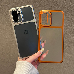 Coques de téléphone portable électroplaquées mat 360 Full Wrap en PC antichoc anti-chute avec protection de l'objectif pour OnePlus 15 R - Product Image 2