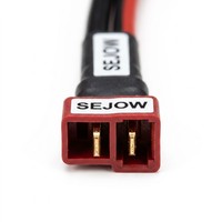 SEJOW T-Stecker Deans-Verbinder Männlich Weiblich 60A Niedriger Widerstand Hitzebeständig RC Auto LKW LiPo Akku OEM