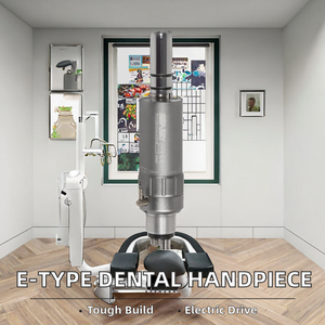 Electric <b>Dental</b> <b>Handpiece</b> with Slow Low Speed E-Type Air Motor 4HOLE Fit Micromotor Metal Material - Product Image 2