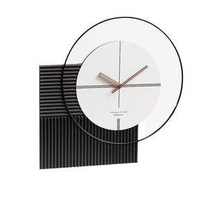 Modern Quartz <b>Wall</b> <b>Clock</b> Round Silent Design Battery Powered Living Room Decor - Product Image 5