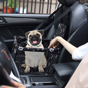 Vente en gros de siège auto pour chien siège auto rehausseur portable pour animaux de compagnie avec ceinture de sécurité siège pliant pour chien et chat sac de voyage panier de sécurité pour véhicule et chiot - Product Image 5
