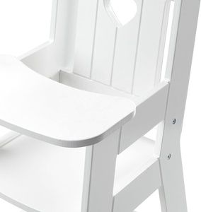 <span class=keywords><strong>Chaise</strong></span> <span class=keywords><strong>haute</strong></span> de jeu <span class=keywords><strong>en</strong></span> bois blanc semblant jouer <span class=keywords><strong>chaise</strong></span> <span class=keywords><strong>haute</strong></span> bébé poupée accessoires - Product Image 2
