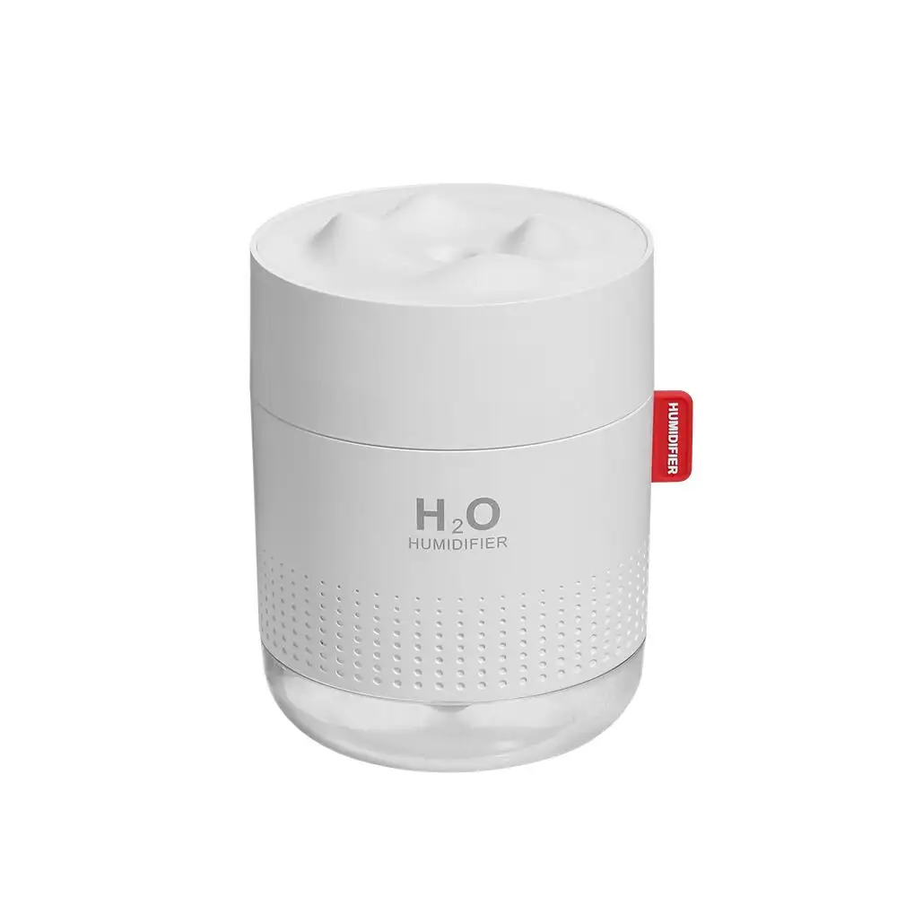 Humidificateur ultrasonique Portable de 500ML, pour un diffuseur d'air aromatique de montagne de neige h2usb avec lampe de nuit romantique